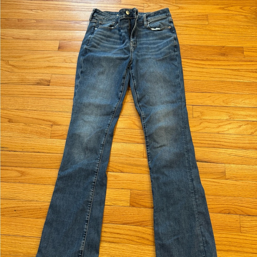 American Eagle Outfitters Blue Flare Jeans